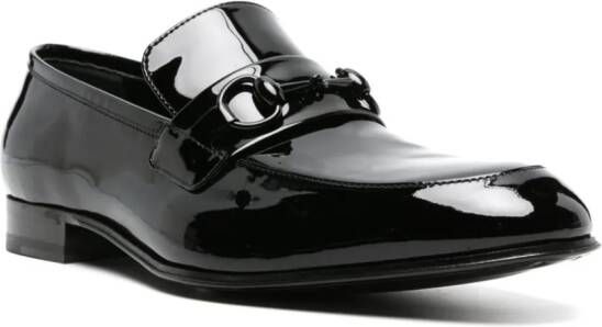 Gucci Horsebit patent leather loafers Black