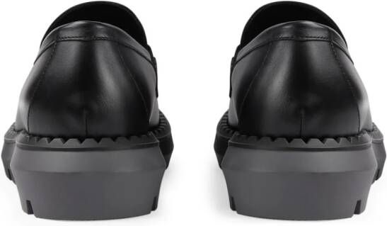 Gucci Horsetbit-embellished chunky loafers Black