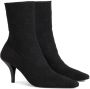 Gucci Interlocking-G 75mm knitted ankle boots Black - Thumbnail 2