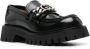Gucci Interlocking G-chain leather loafers Black - Thumbnail 2
