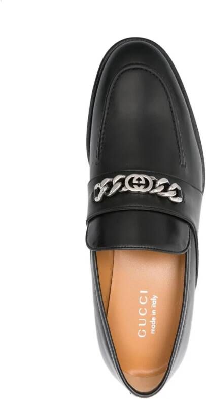 Gucci Interlocking G-chain loafers Black