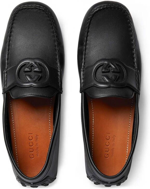 Gucci Interlocking G driving shoes Black