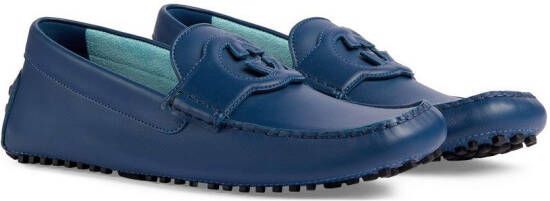 Gucci Interlocking G driving shoes Blue