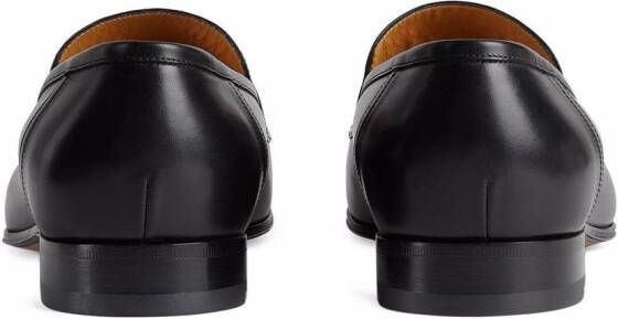 Gucci Interlocking-G Horsebit-detail loafers Black