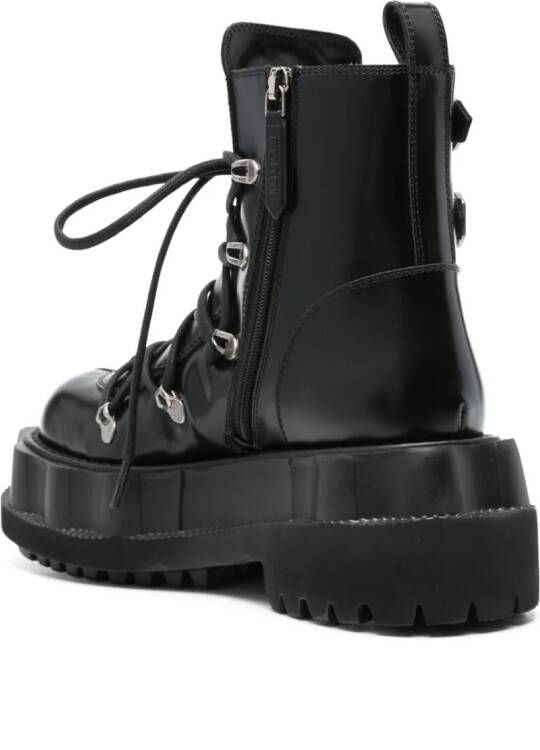 Gucci Interlocking G leather boots Black