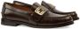 Gucci Interlocking G leather loafers Brown - Thumbnail 2