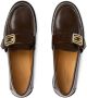 Gucci Interlocking G leather loafers Brown - Thumbnail 4
