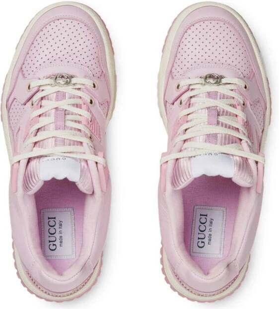 Gucci Interlocking G panelled sneakers Pink