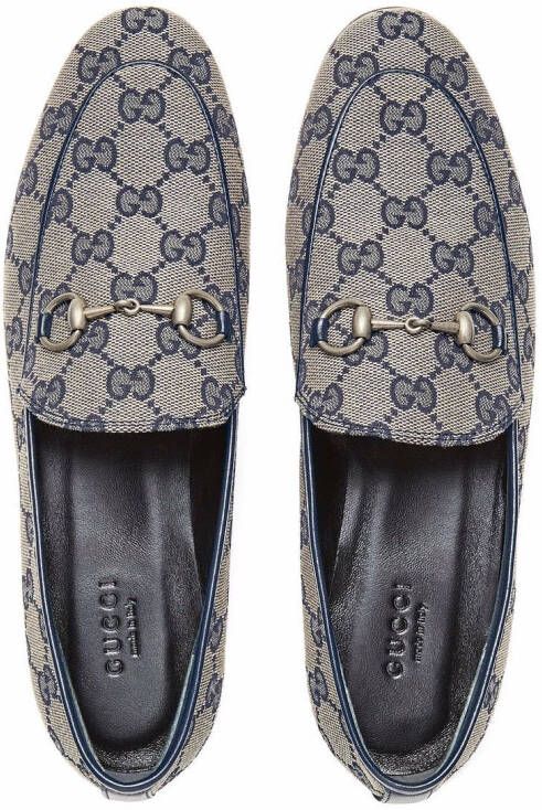 Gucci Jordaan monogram loafers Neutrals