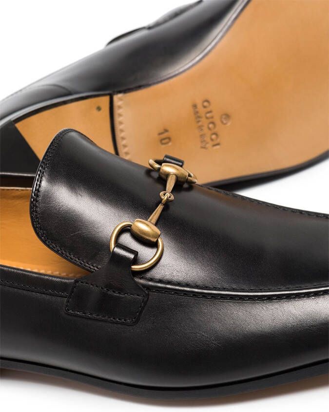 Gucci Jordaan leather loafers Black