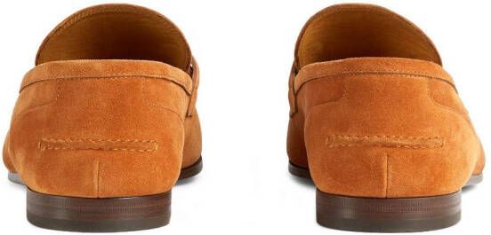 Gucci Jordaan suede loafers Brown