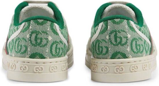 Gucci Kids 1977 GG-pattern sneakers Green