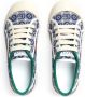 Gucci Kids 1977 Tennis jacquard-print sneakers Blue - Thumbnail 3
