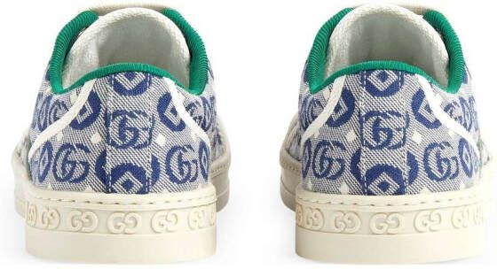 Gucci Kids 1977 Tennis jacquard-print sneakers Blue