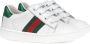 Gucci Kids Ace leather sneakers White - Thumbnail 4