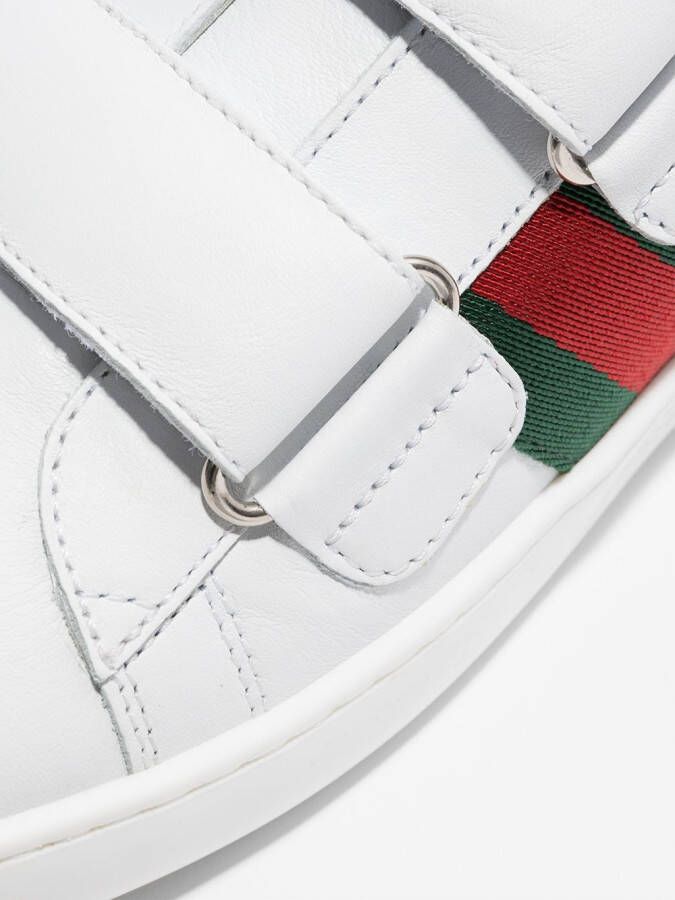 Gucci Kids Ace low-top sneakers White