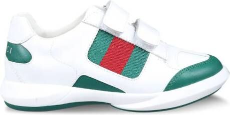 Gucci Kids Ace touch-strap sneakers White