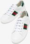 Gucci Kids Ace Web-stripe sneakers White - Thumbnail 2