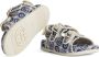 Gucci Kids all-over GG-print sandals Blue - Thumbnail 5