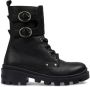 Gucci Kids Double G-embossed leather boots Black - Thumbnail 2