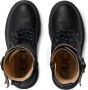 Gucci Kids Double G-embossed leather boots Black - Thumbnail 4