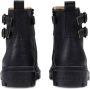 Gucci Kids Double G-embossed leather boots Black - Thumbnail 3