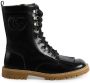 Gucci Kids Double G embroiered-logo lace-up boots Black - Thumbnail 2