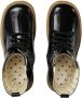 Gucci Kids Double G embroiered-logo lace-up boots Black - Thumbnail 4