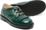 Gucci Kids Double G lace-up shoes Green - Thumbnail 2