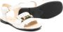 Gucci Kids Gancini leather sandals White - Thumbnail 1