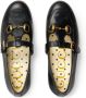 Gucci Kids horsebit-detail buckled loafers Black - Thumbnail 3