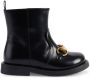 Gucci Kids Horsebit-embellished ankle boots Black - Thumbnail 2