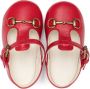 Gucci Kids horsebit leather ballerina shoes Red - Thumbnail 3