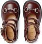 Gucci Kids Horsebit leather loafers Red - Thumbnail 4
