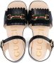 Gucci Kids Horsebit leather sandals Blue - Thumbnail 3