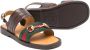 Gucci Kids Horsebit Web sandals Brown - Thumbnail 2