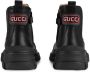 Gucci Kids logo patch ankle boots Black - Thumbnail 2