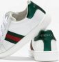 Gucci Kids New Ace lace-up sneakers White - Thumbnail 3