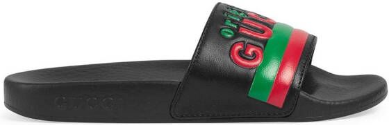Gucci Kids Original Gucci slide sandals Black