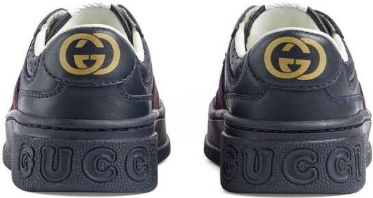 Gucci Kids Web detail chunky sneakers Blue