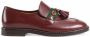Gucci Kids Web-trim leather loafers Red - Thumbnail 2