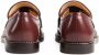 Gucci Kids Web-trim leather loafers Red - Thumbnail 3