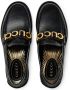 Gucci logo-lettering leather loafers Black - Thumbnail 4