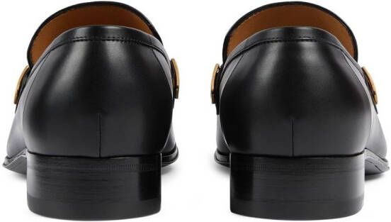 Gucci mirrored G fringed loafers Black
