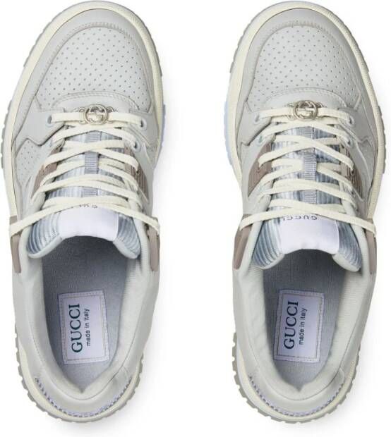 Gucci panelled low-top sneakers Grey