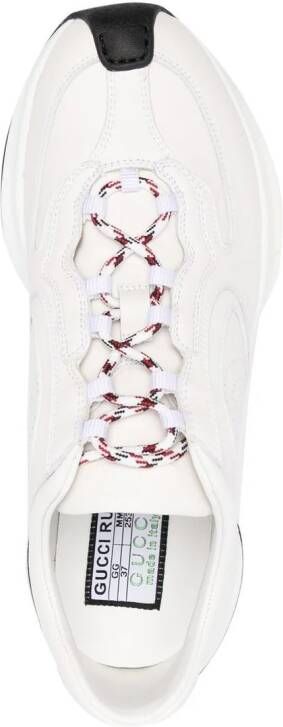 Gucci perforated-logo lace-up sneakers White
