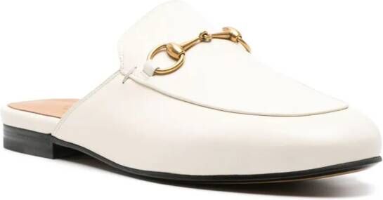 Gucci Princetown leather mules White