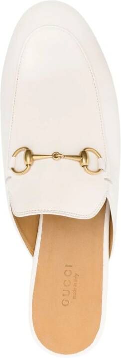 Gucci Princetown leather mules White