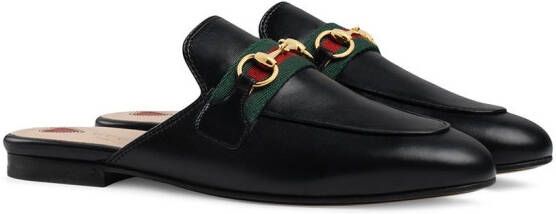 Gucci Princetown leather mules Black