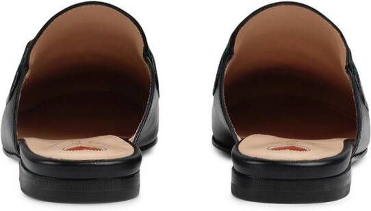 Gucci Princetown leather mules Black